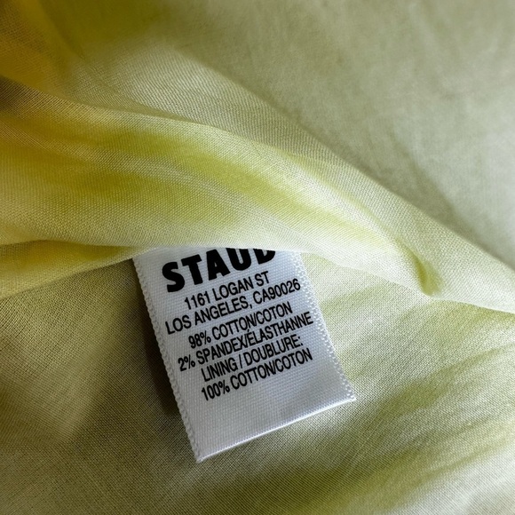 STAUD Sea Mini Skirt in Sunray Size 8 - Picture 7 of 8